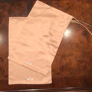 Authentic satin Prada dust bag pair!